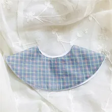 Нагрудники для кормления детей, хлопковые, в горошек, с цветочным принтом, в полоску, 360 градусов, круглые детские вещи