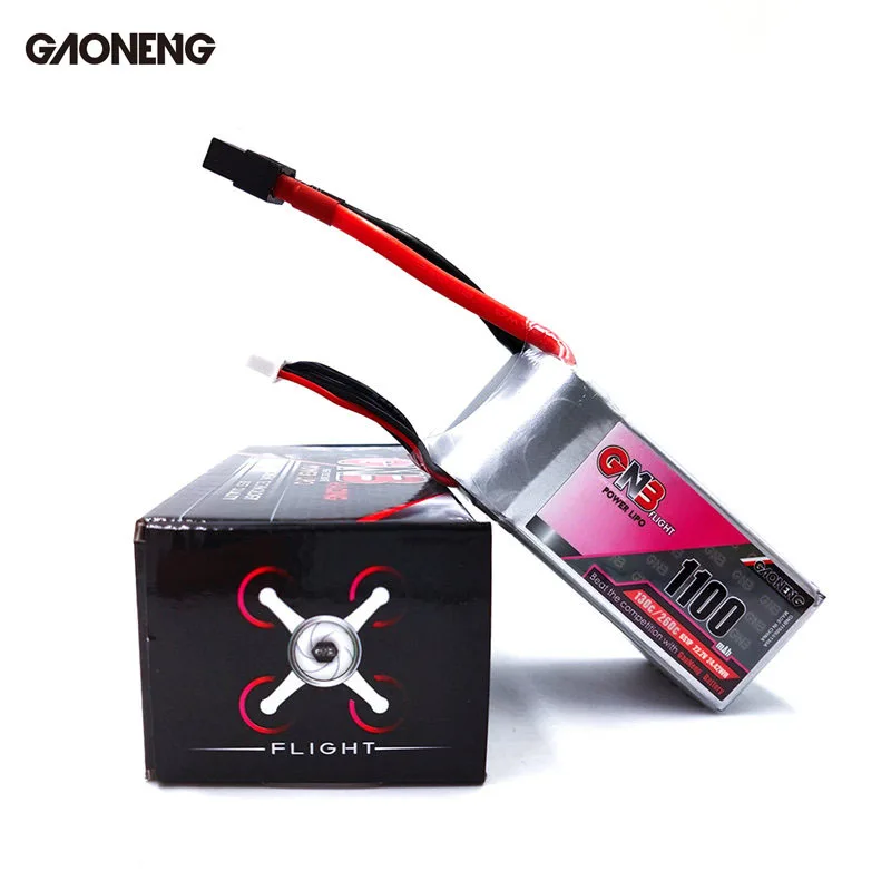 

Rechargeable Gaoneng GNB 22.2V 1100MAH 130C/260C 6S Lipo Battery XT60 Plug Connector For RC Models Multicopter Drone Spare Part