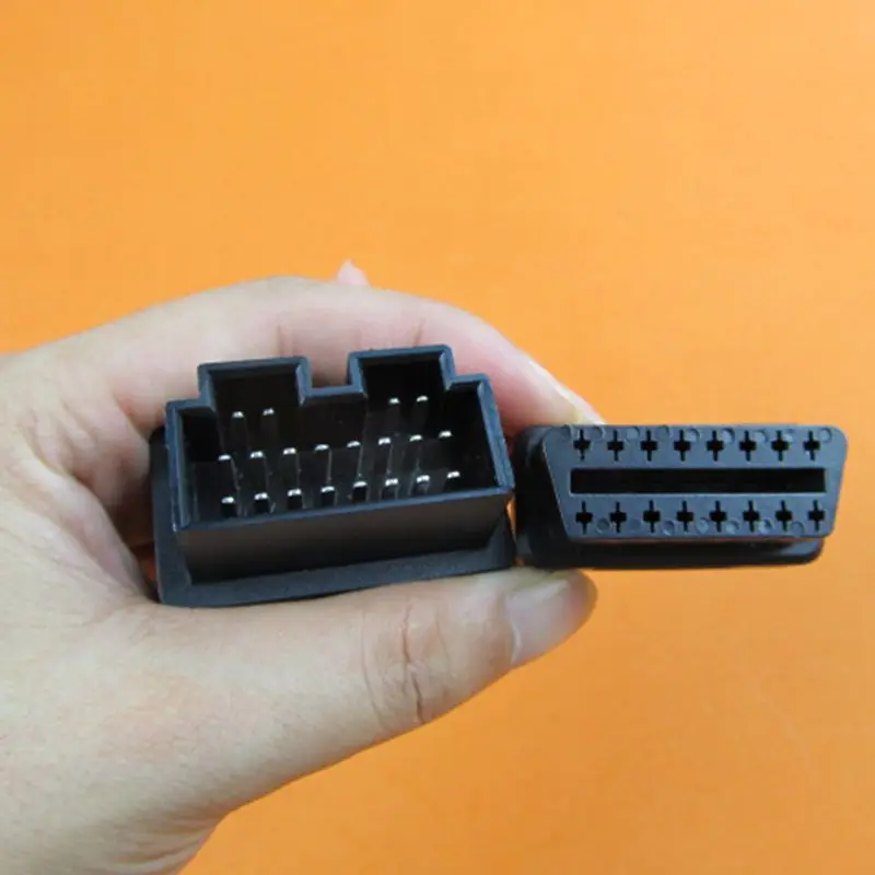 

High Quality OBD 16Pin Female To KIA 20Pin new arrival OBD II OBD2 car adapter free shipping