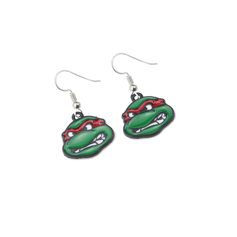 

Classic American Anime Movie Teenage Turtles Drop Earring for Woman Gift Punk Animal Turtles Long Earring Jewelry