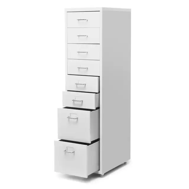 Ikayaa Metal Drawer Filing Cabinet Detachable Mobile Steel File