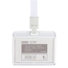 Рабочие Визитницы с веревкой акриловое приглашение на свадьбу Holde Имя Обложка на удостоверение личности горизонтальный YH6028+ 6722