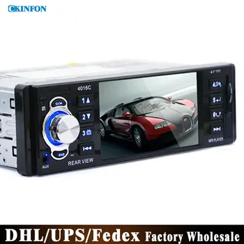 

20Pcs/Lot 12V 4.1" TFT HD Car Radio Audio Video MP5 DVD Player Rear View Camera with USB SD AUX Ports LCD Display