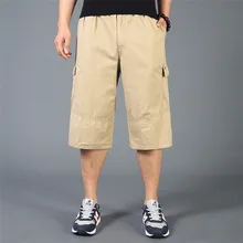 Мужские шорты Карго Лето Повседневное карман шорты Masculino Для мужчин Джоггеры в целом военные короткие брюки Большие размеры L-6XL Sweatpants