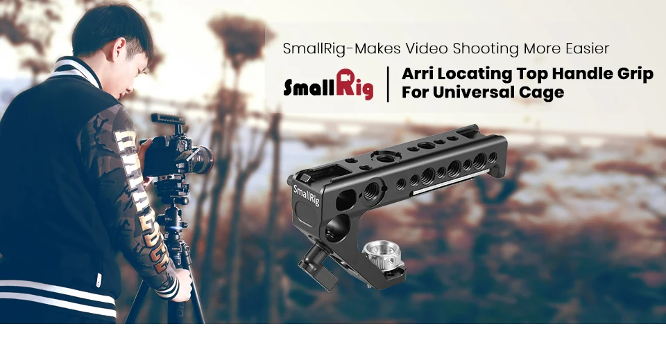 SmallRig универсальная ручка Arri с фиксацией верхней ручки с 15 мм зажимом для камеры Dslr клетка микрофон башмак крепление DIY-2165