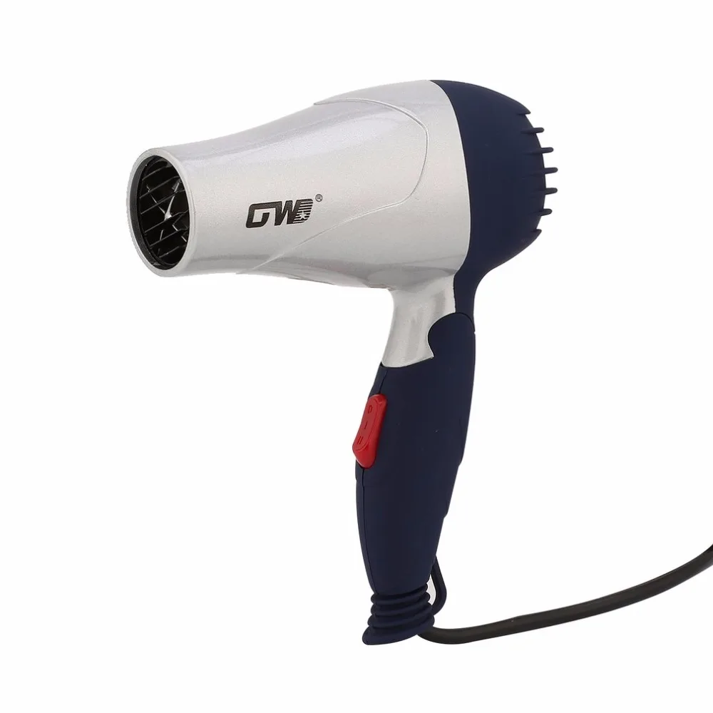 Hair Dryer Mini Portable Foldable Handle Compact 1500W Hot Wind Low Noise Long Life Outdoor Travel Styling Accessory