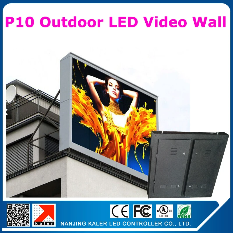 

TEEHO Full color outdoor SIGN waterproof high brightness led video display p10 960*960mm waterproof led cabinet outdoor stadium