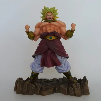 

Dragon Ball Z Action Figures Broly Super Saiyan PVC Figures 250mm Anime Dragon Ball Model Toy Esferas Del Dragon