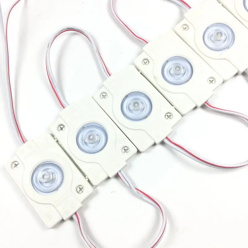 100 шт./лот 1 5 Вт DC12V светодиодный модуль 3030 SMD с выпуклыми линзами
