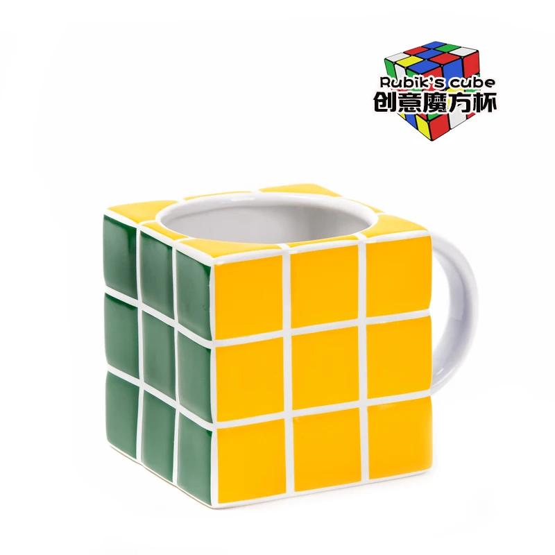 

Rubik's Cube Coffee Mugs Ceramic Cups and Mugs Magic Cube Creative Drinkware Cool Mark