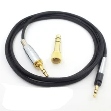 1 2m 2m Replacement Cable for Sennheiser HD598 HD558 HD518 HD598se Headphone Earphone Headset 3 5mm 6 35mm To 2 5mm Audio Cables