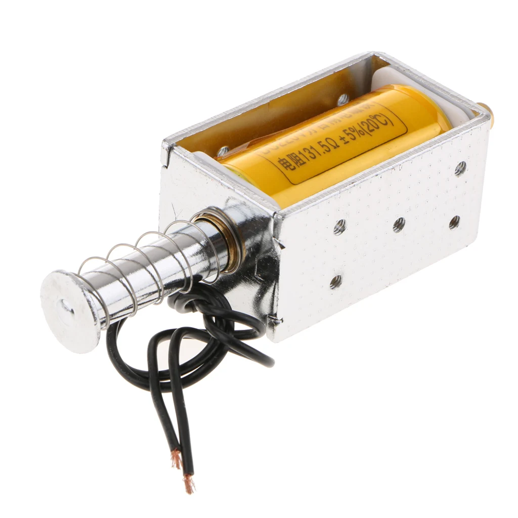 DC 220V 34.5mm Push-Pull Actuator Frame Type Electromagnet Solenoid Electric