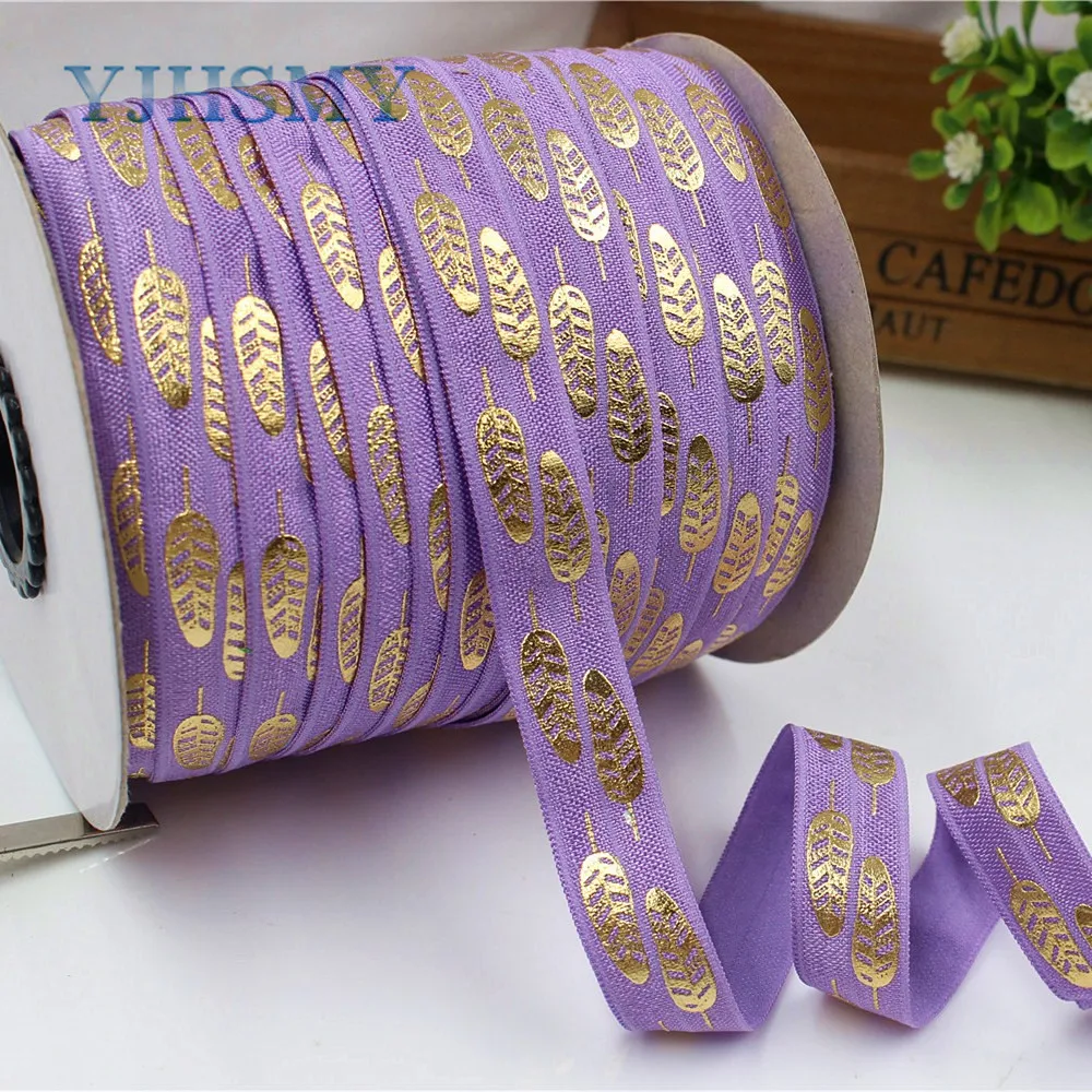 YJHSMY E 17628 357,16 mm Gold foil leaves Bronzing printing elasticity