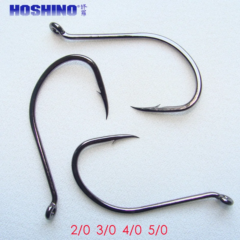 

[HOSHINO] Size 2/0 3/0 4/0 5/0 ,100pcs/box Octopus fishing hook Beak hook