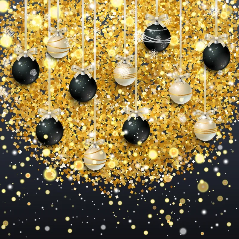

Laeacco Photography Backdrops Christmas Ball Bauble Gift Ribbons Celebration Baby Photo Backgrounds Photocall Photo Studio