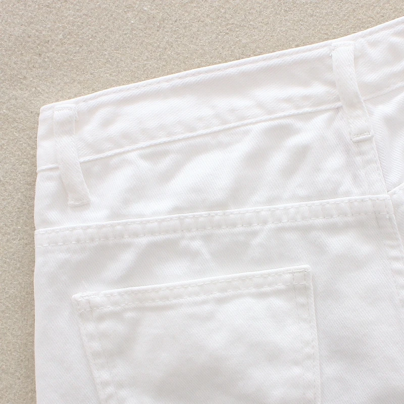 Женские пикантные летние джинсовые шорты Высокая талия мини джинсовые короткие дамы повседневное Жан Белый Feminino