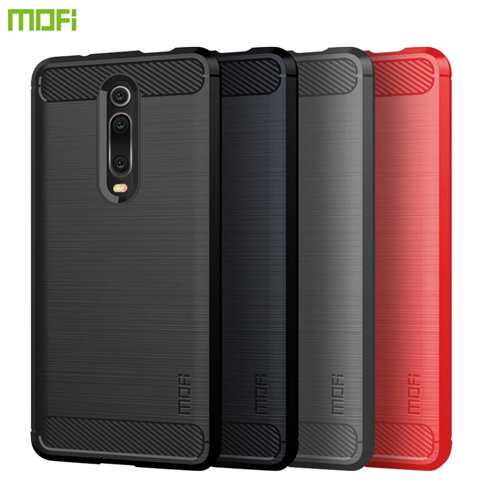 

MOFi For Xiaomi MI 9T Mi 9T Pro Case Cover Luxury Soft Fiber TPU Silicone Phone Cases Back Cover For Xiaomi Mi 9T Pro