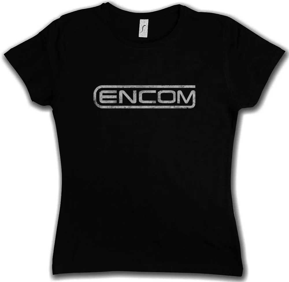 

ENCOM I DAMEN T-SHIRT - encom International computer technology corporation Tron