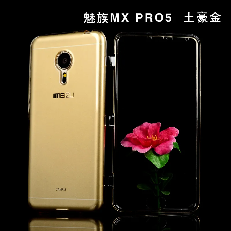 Адррес umgg Meizu Pro 5 чехол ТПУ акриловый Clear View Гибридный чехол с откидной крышкой для Meizu Pro5(MX5 Pro) телефон случаях полная Прозрачная защитная оболочка - Цвет: 5