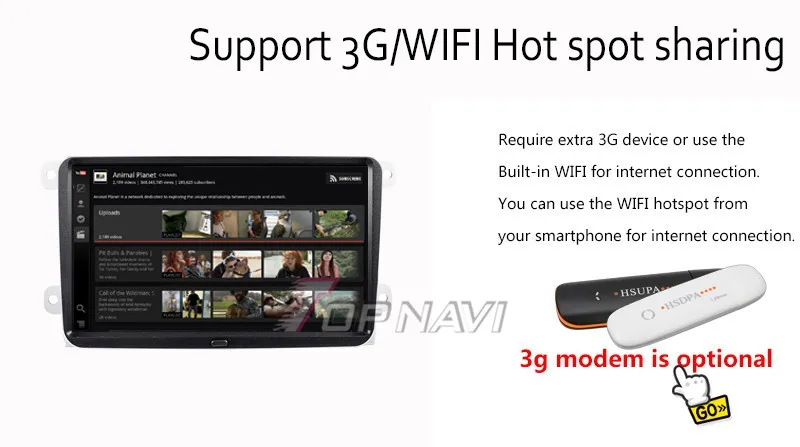 Sale Topnavi 9" Quad Core Android 6.0 Car GPS Navigation for VW Magotan Autoradio Multimedia Audio Stereo,NO DVD 26