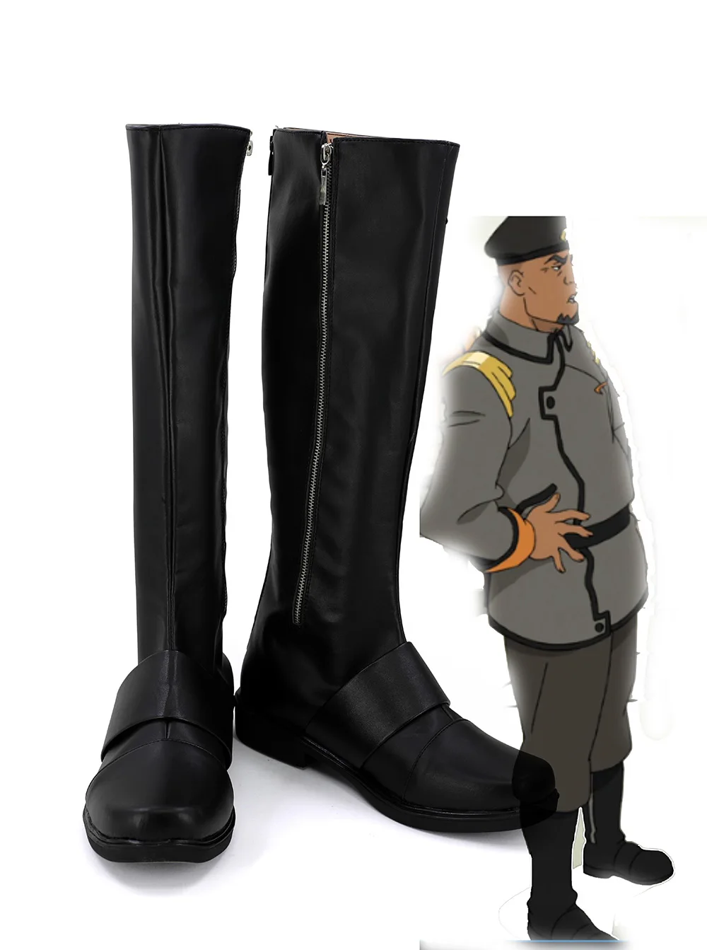 Commander Iverson Scarpe Cosplay Voltron Defender Of The Universe Commander Iverson Cosplay Stivali Scarpe Su Misura