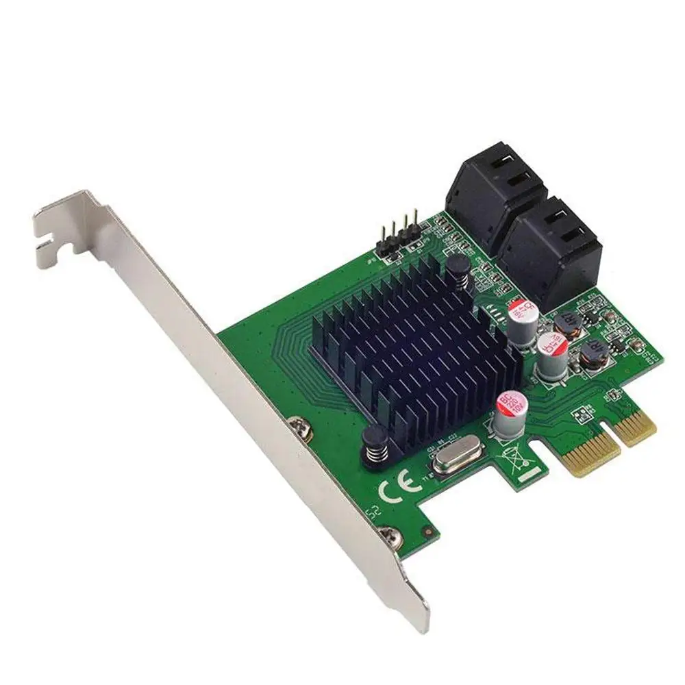  PCIe a 4 puertos SATA3.0 6 Gb Tarjeta de controlador 8se9215 Chipset Marvell