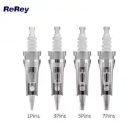 50pcs PMU Needle Cartridge Bayonet Port Derma Pen Tatoo Needle Tips Electric Microneedle Derma Pen M5 M7 N2 Permanent Makeup Tip