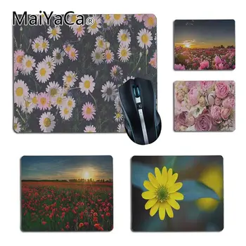 

MaiYaCa Peony Sunflowe Rose Daisy Plants Flower Comfort small Mouse Mat Gaming Mouse pad Size 25x29cm 18x22cm Rubber Mousemats