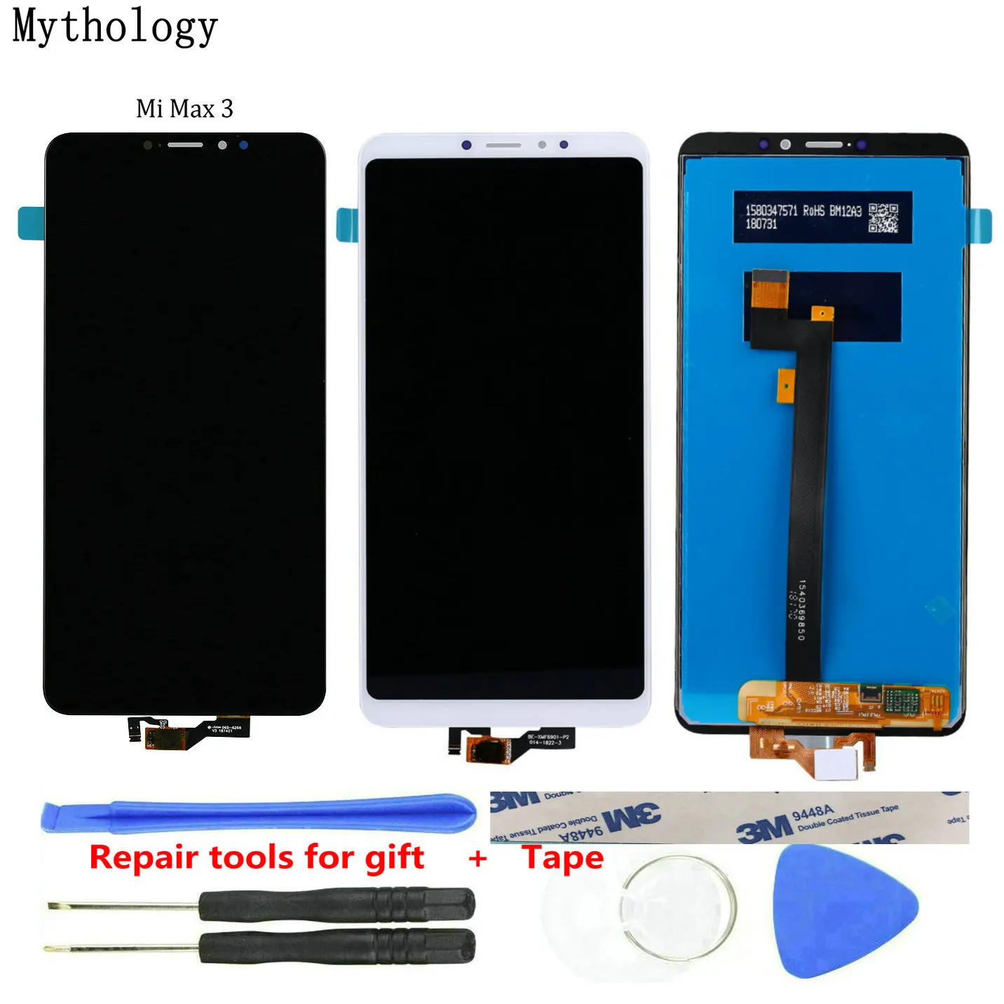 

For Xiaomi Mi Max 3 Touch Screen Display For Mi Max 2&Max Replacement Digitizer Assembly Mobile Phone LCDs Mythology