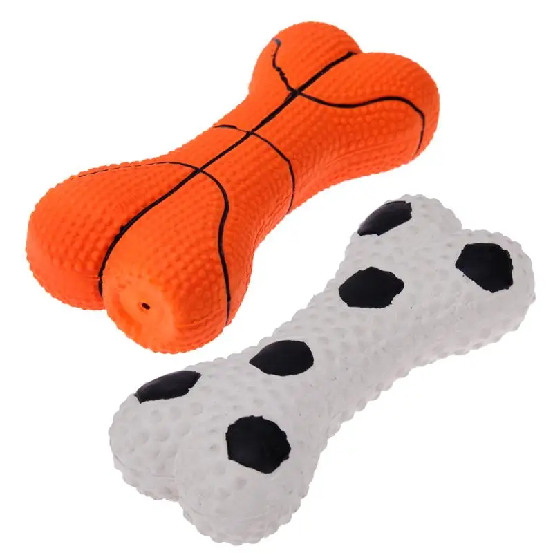 Buy Bone Shape Pet Dog Toys Squeak Toys for Large Dogs Small Puppy Cats Mini