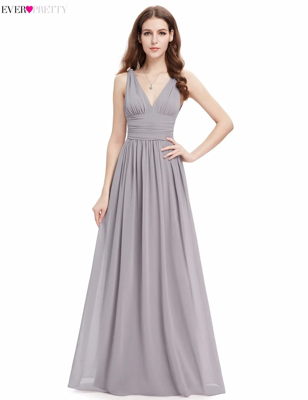 Clearance Sale Evening Dresses Long V Neck Sexy Ever Pretty HE09016 Backless Evening Party Dress