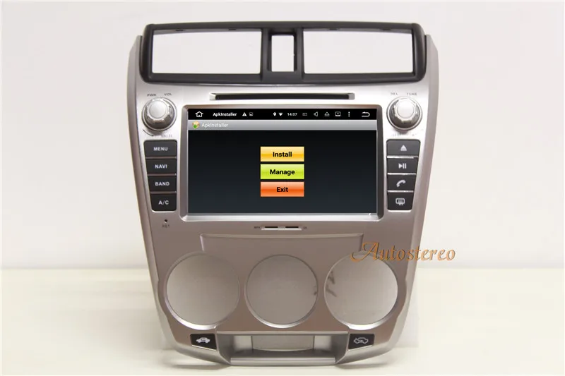 Clearance 8" Inch OCTA core Android Car CD DVD player AutoStereo unit GPS navigation for Honda City 2008-2014 multimedia stereo auto unit 12