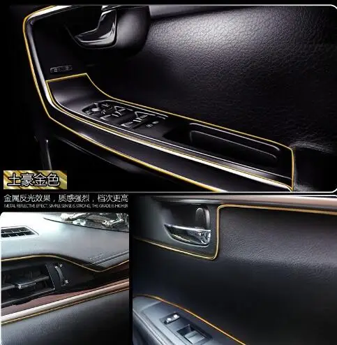 4 цвета Стайлинг автомобиля украшение интерьера наклейки для Toyota Aurion Avalon Avensis 3 Camry