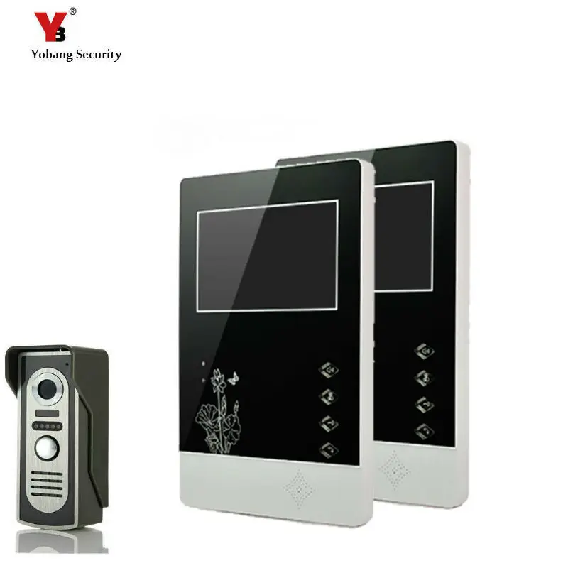 Yobang Security 4 3 дюйма HD дверной звонок камера видеодомофон домофон система