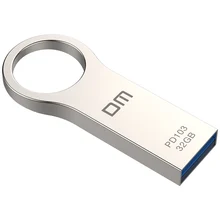 DM PD103 USB флеш-накопитель, 32 Гб металлический водонепроницаемый флеш-накопитель USB карта памяти 16 Гб флеш-накопитель реальная емкость 8 Гб USB флеш-накопитель U диск