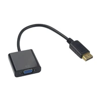 Hot 1080P Display Port DP Male to VGA Female Converter Adapter Display Port Connectors Cable for Raspberry pi 2 for MacBook