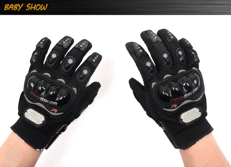 Новые спортивные мото мотоциклетные авто защита двигателя Guantes полный палец защитные Luvas гоночные велосипедные перчатки кожа
