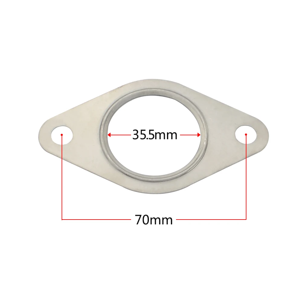 Hypertune-New 5pcs(lot) Sport Wastegate 38mm Gasket Stainless Steel 304 Turbo Gasket HT4803