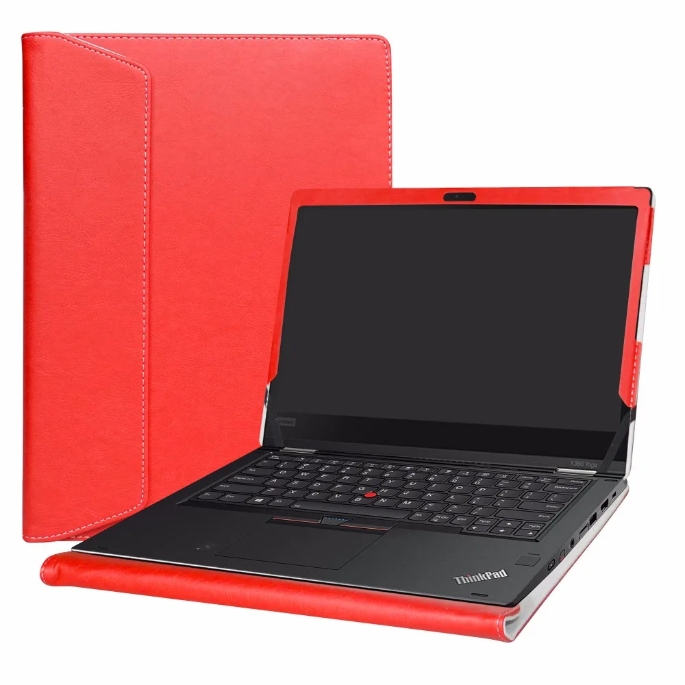 Case For Lenovo ThinkPad X1 Carbon Gen 10 / Gen 9 / Yoga Gen 7 / Yoga Gen 6 14 Inch, PU Leather Protective Hard Shell Cover Black