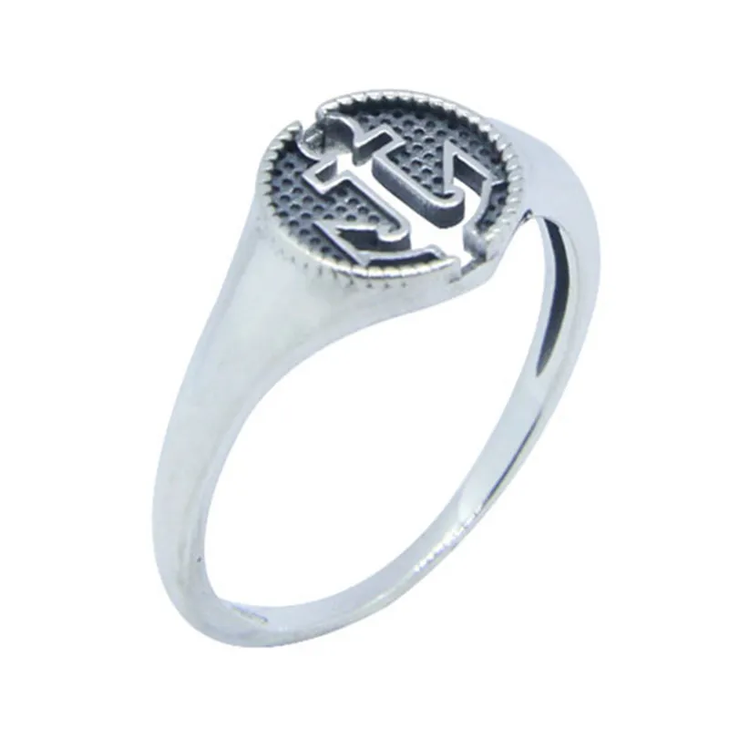 Size 6-10 Newest 925 Sterling Silver Cool Anchor Ring Lady Girls S925 Fashion Popular | Украшения и аксессуары