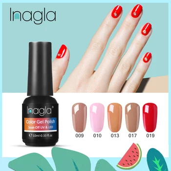 

Inagla UV/LED Gel Nail Polish UV Gel Polish One Step Gel Lacquer Soak off Organic UV LED Nail Gel Varnish Nail Art Salon Varnish