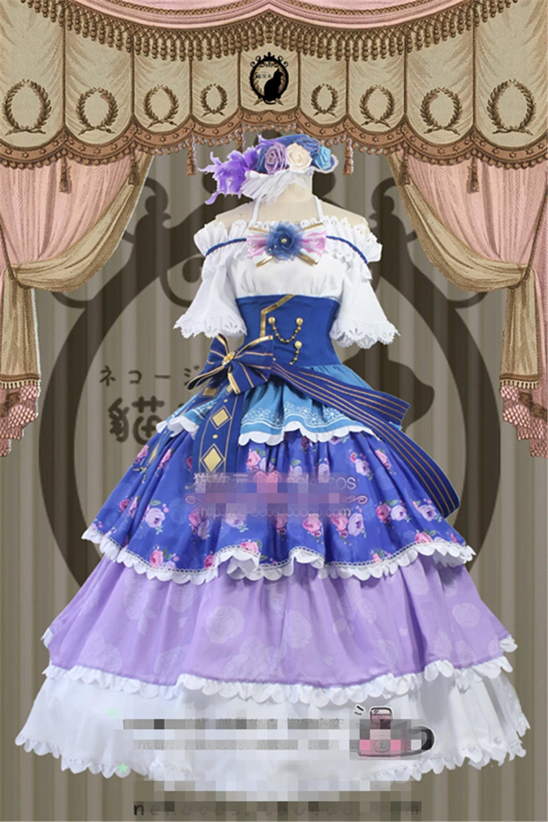 Костюм для косплея love live UMI SONODA ball awaken праздничное платье униформа на Хэллоуин