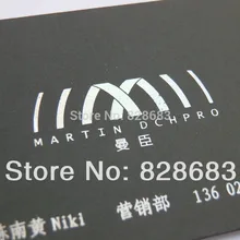 300grm художественная бумажная визитная карточка с горячей штамповкой Золотая фольга 500 шт карт в один дизайн