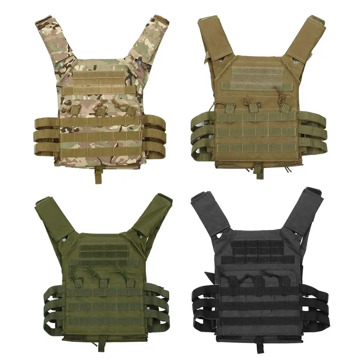 600D Hunting Tactical Vest Military Molle Plate Carrier Magazine Airsoft 600D Hunting Tactical Vest Military Molle Plate Carrier Magazine Airsoft