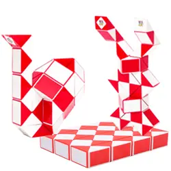 48 сегментов магические кубики змеи игрушки для детей мальчиков XINLEXIN Головоломка Куб Кубики Megico