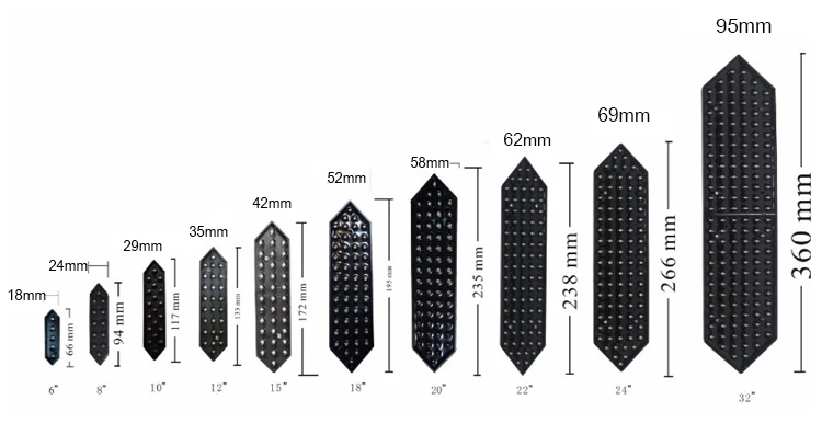 Número de Led Módulo de Display 15 White Cor 7 Segmento Módulo Led Esportes Relógio Temporizador Digital 3 digit led module