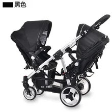 Easywalker twins baby stroller before and after double directrions stroller light folding twins baby pram five colors minnie