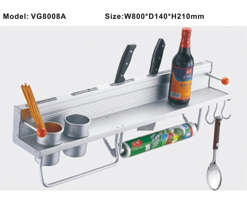 Кухня пространство алюминия multi fuction инструмент carrier висит хранения стойки