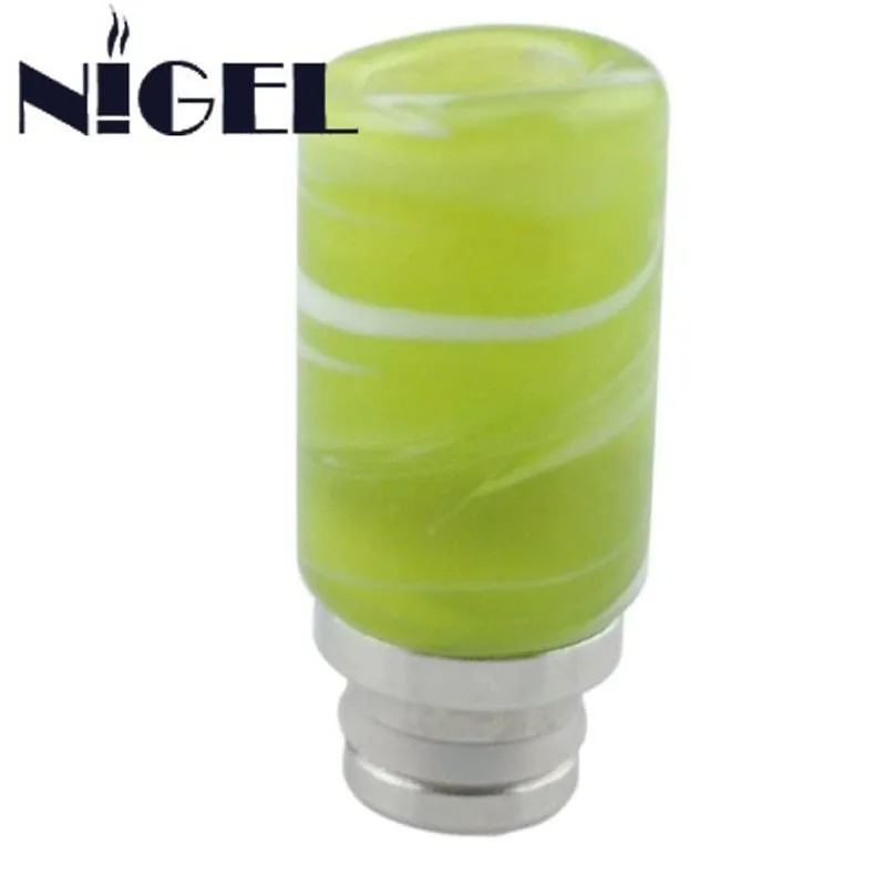 1 PCS Green Colour Jade Stone Drip Tip 510 Drip Tips Mouth Pieces Healthy Jade Drip Tips For E Cigs 510