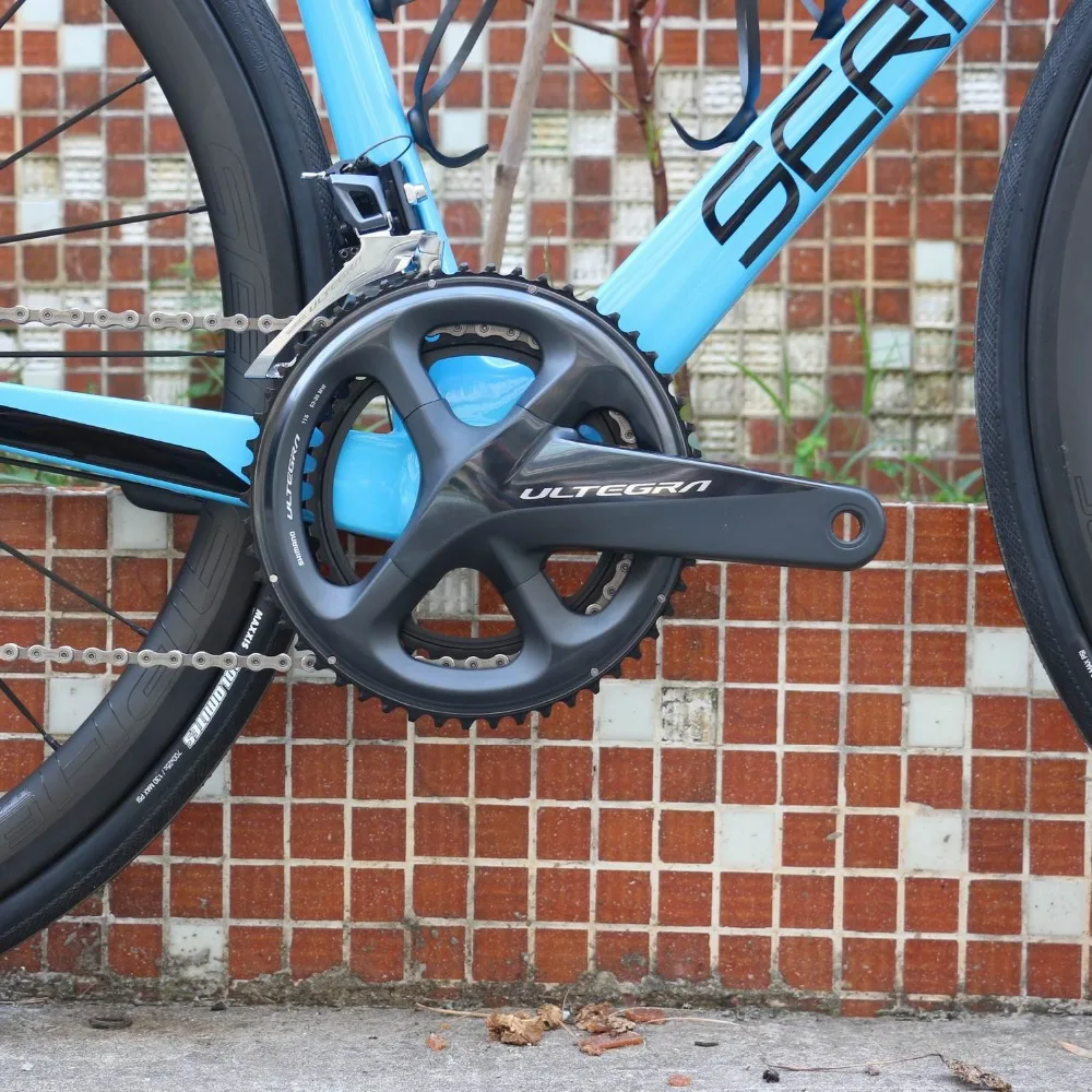 Best SERAPH superlight bule complete bike SHIMAO 8000 groupset with 22 speed 700*25C tire complete carbon road  bicycle FM686 4